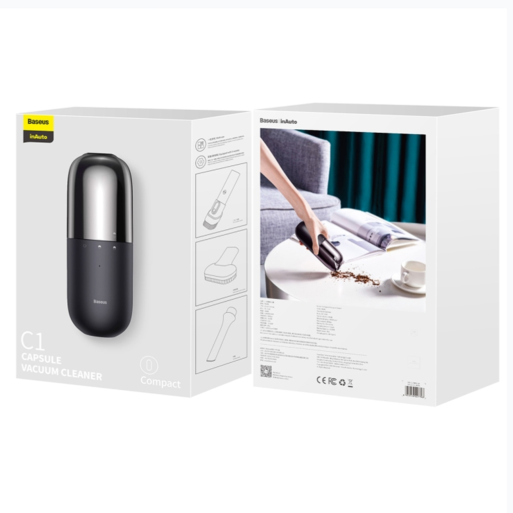 Baseus Capsule C1 Cordless Vacuum Cleaner Black Techstop