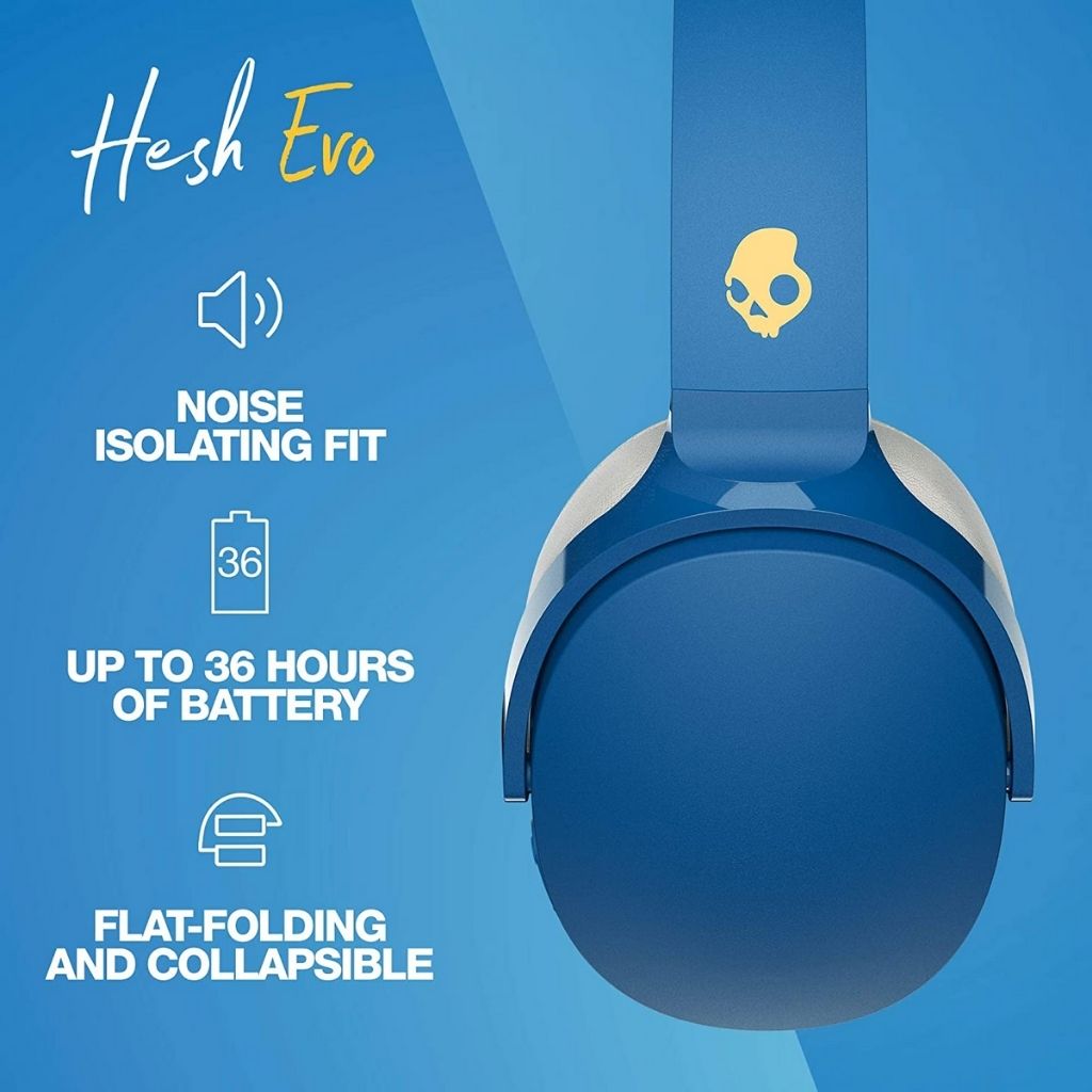 Casque Audio Skullcandy Hesh Evo - Noir, Confortable Avec Technologie Tile