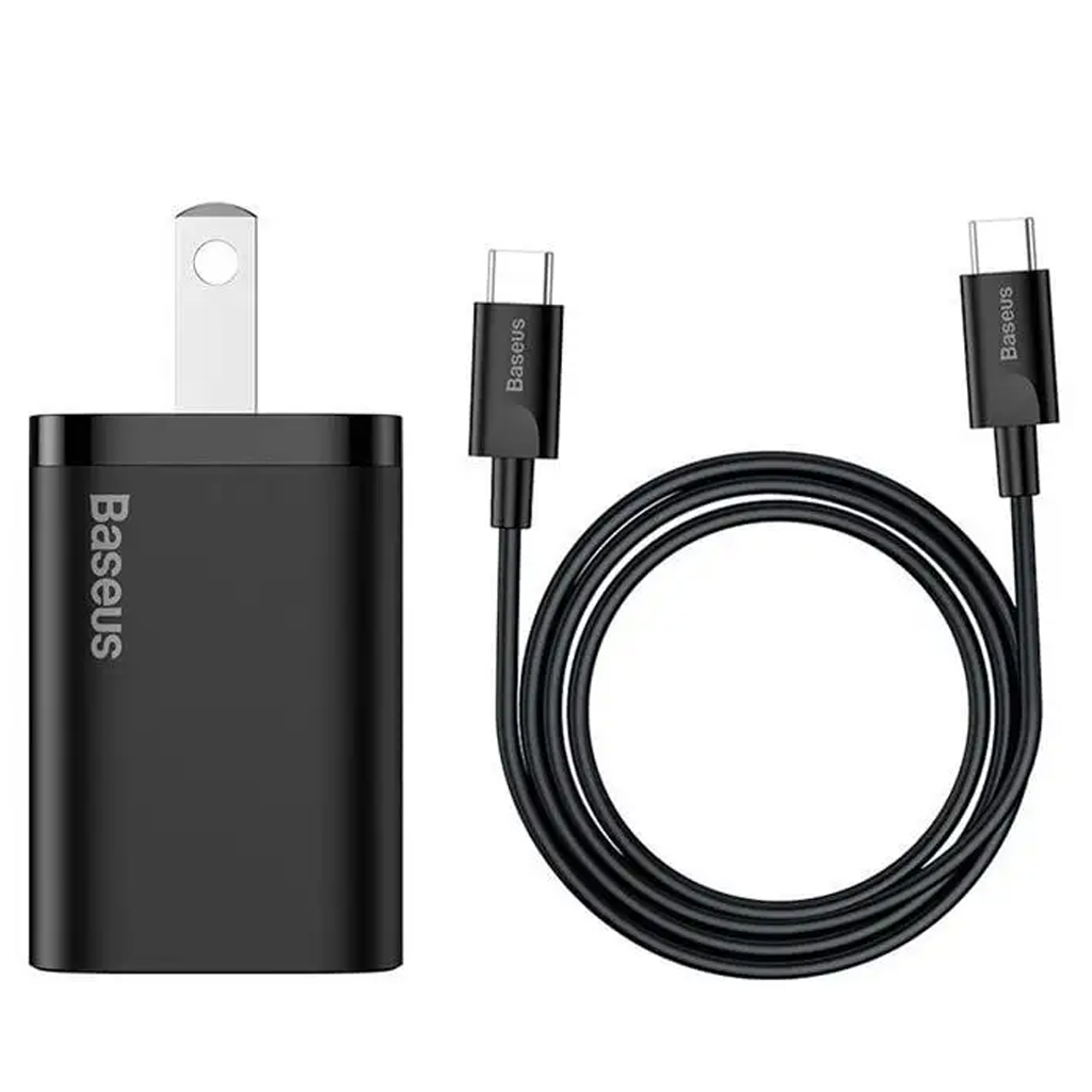 Baseus Super Si Quick Charger 1C 25W W/Cable TypeC to TypeC Techstop
