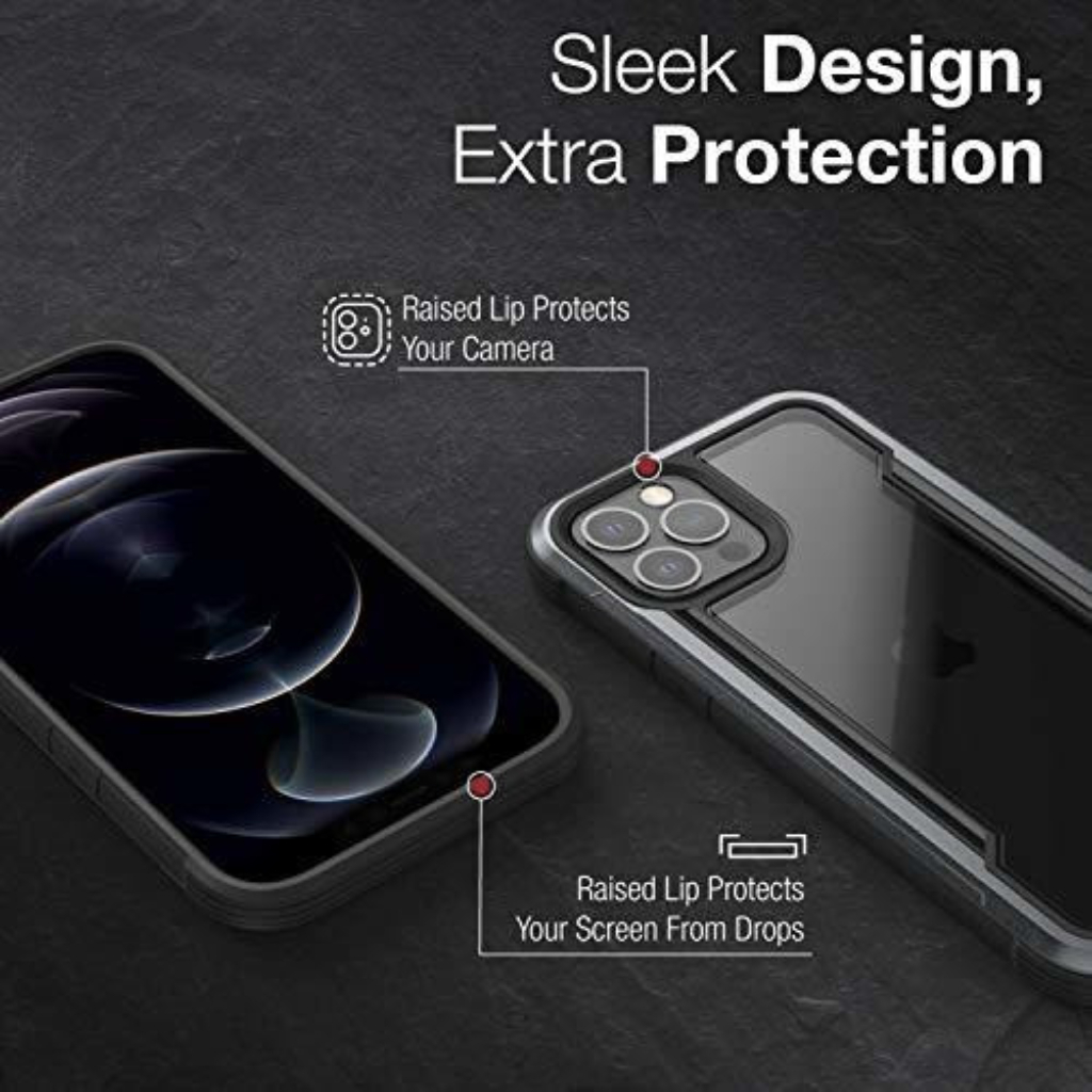 Raptic Shield iPhone 12 Pro Max Black Techstop