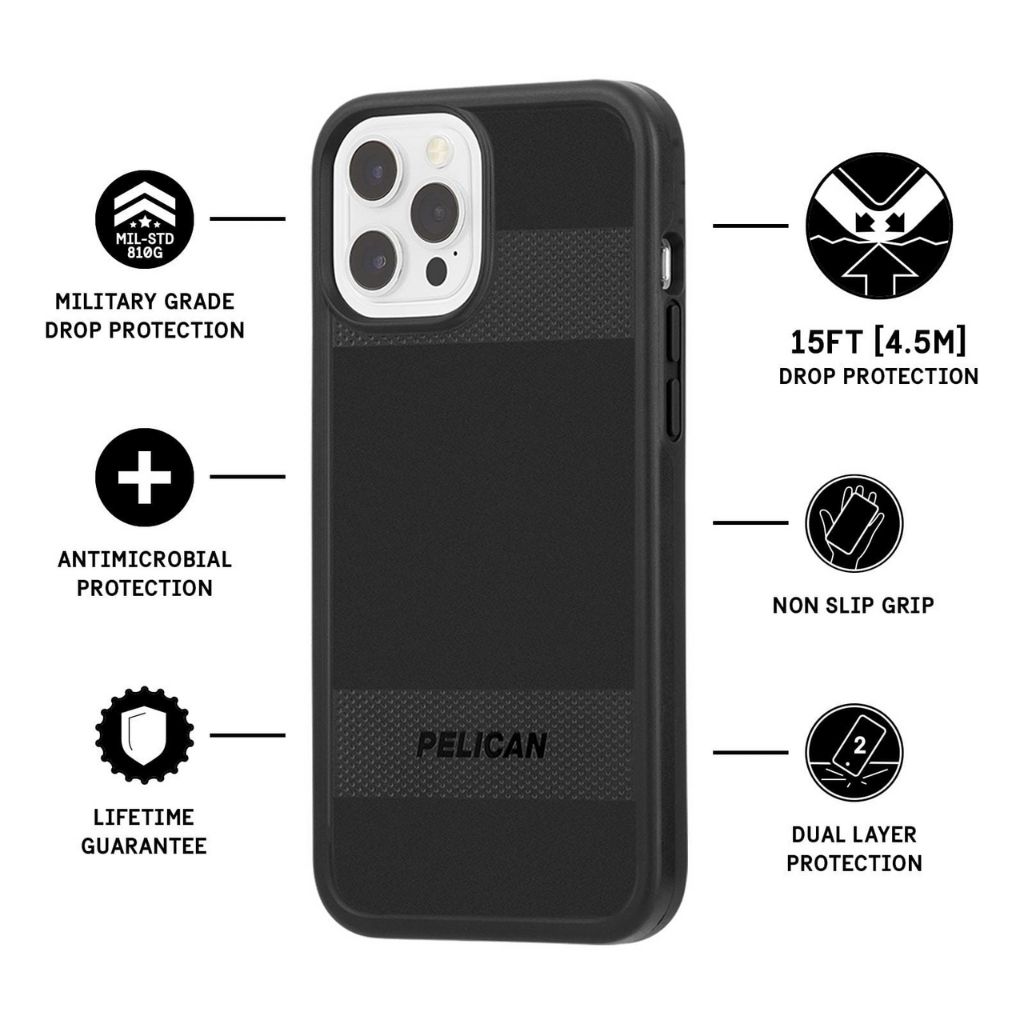 Pelican Protector iPhone 13 Pro Max Black Techstop