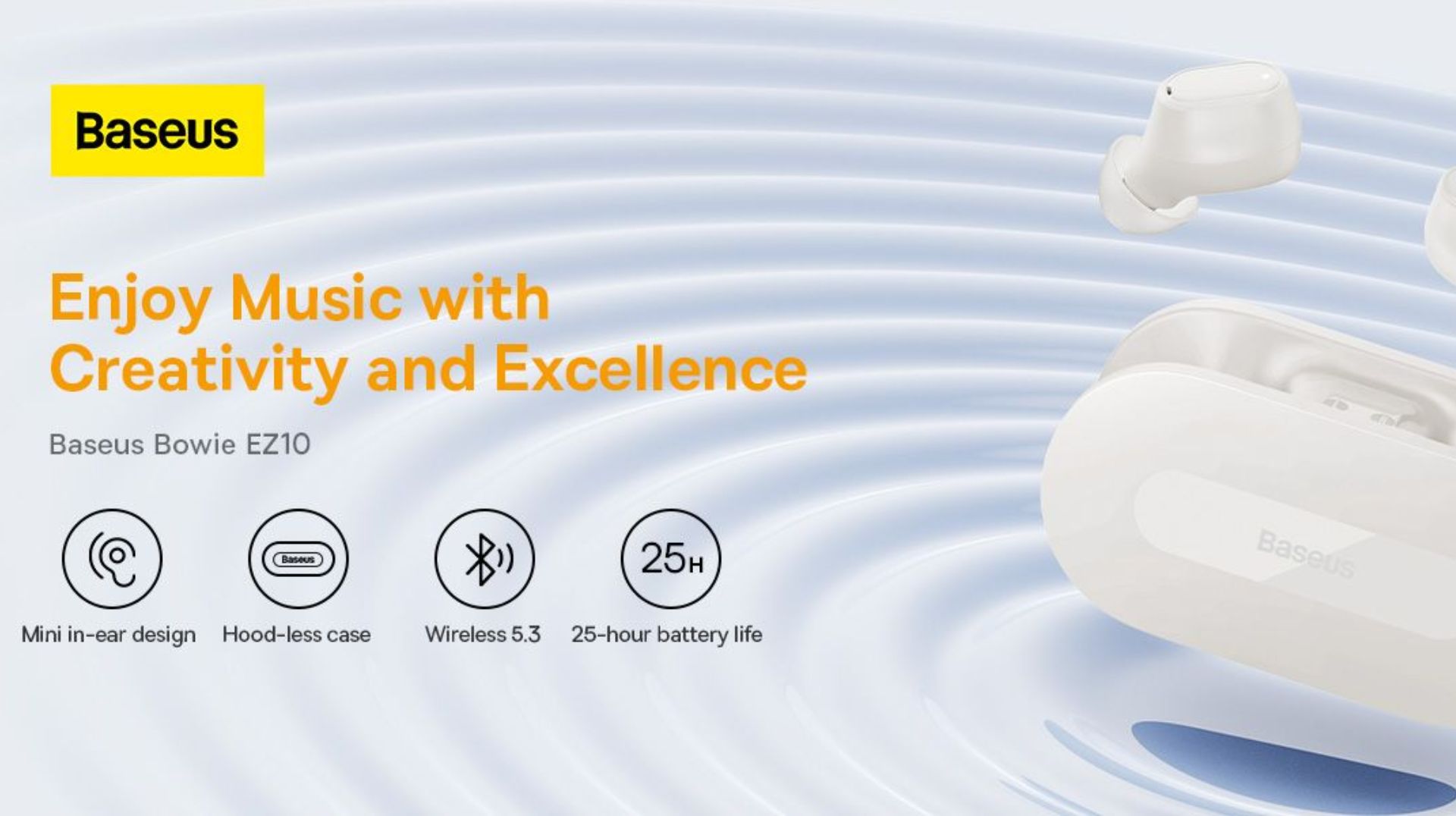 Baseus Bowie EZ10 True Wireless Earphones
