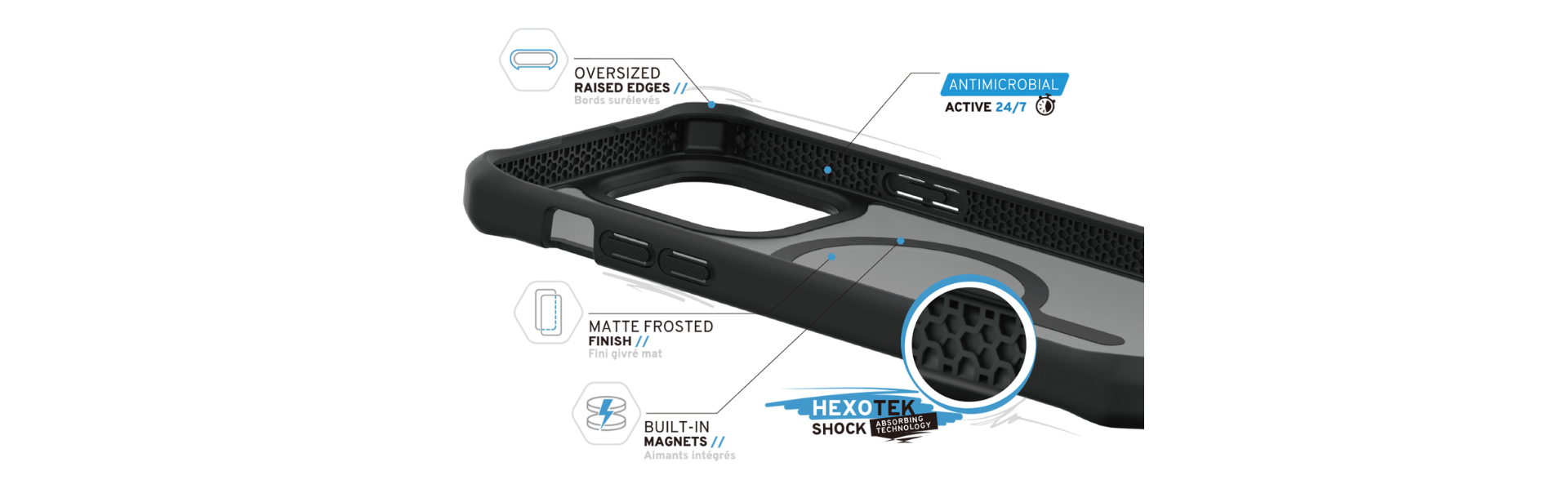 Itskins Hybrid Frost Magsafe iPhone 15 Pro Max 