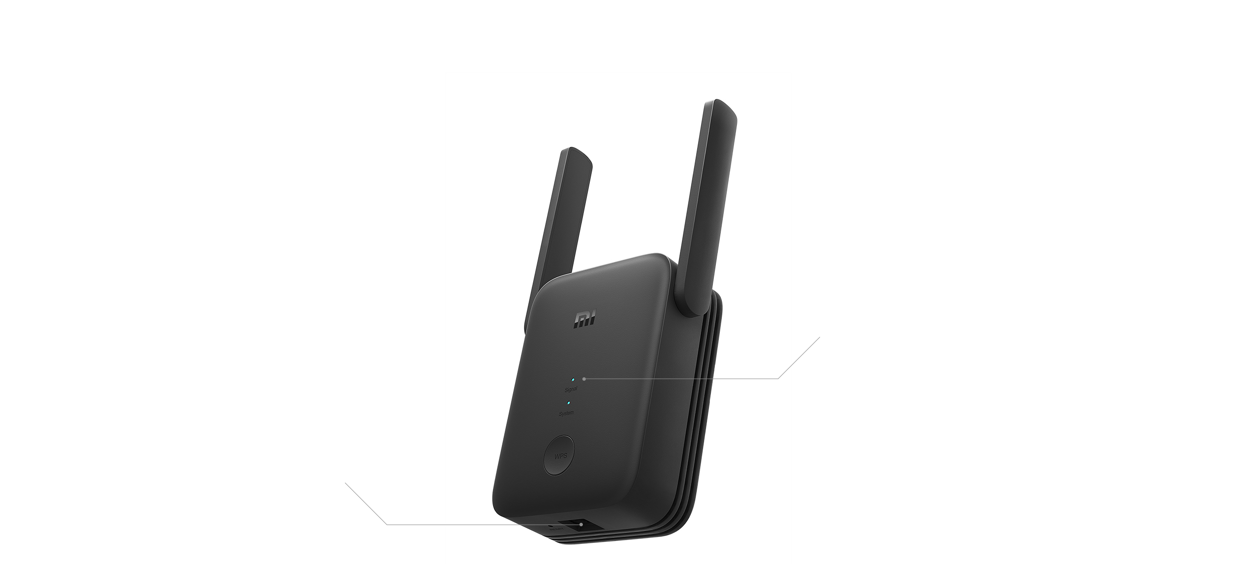 Xiaomi Mi Wifi Range Extender AC 1200 US Black