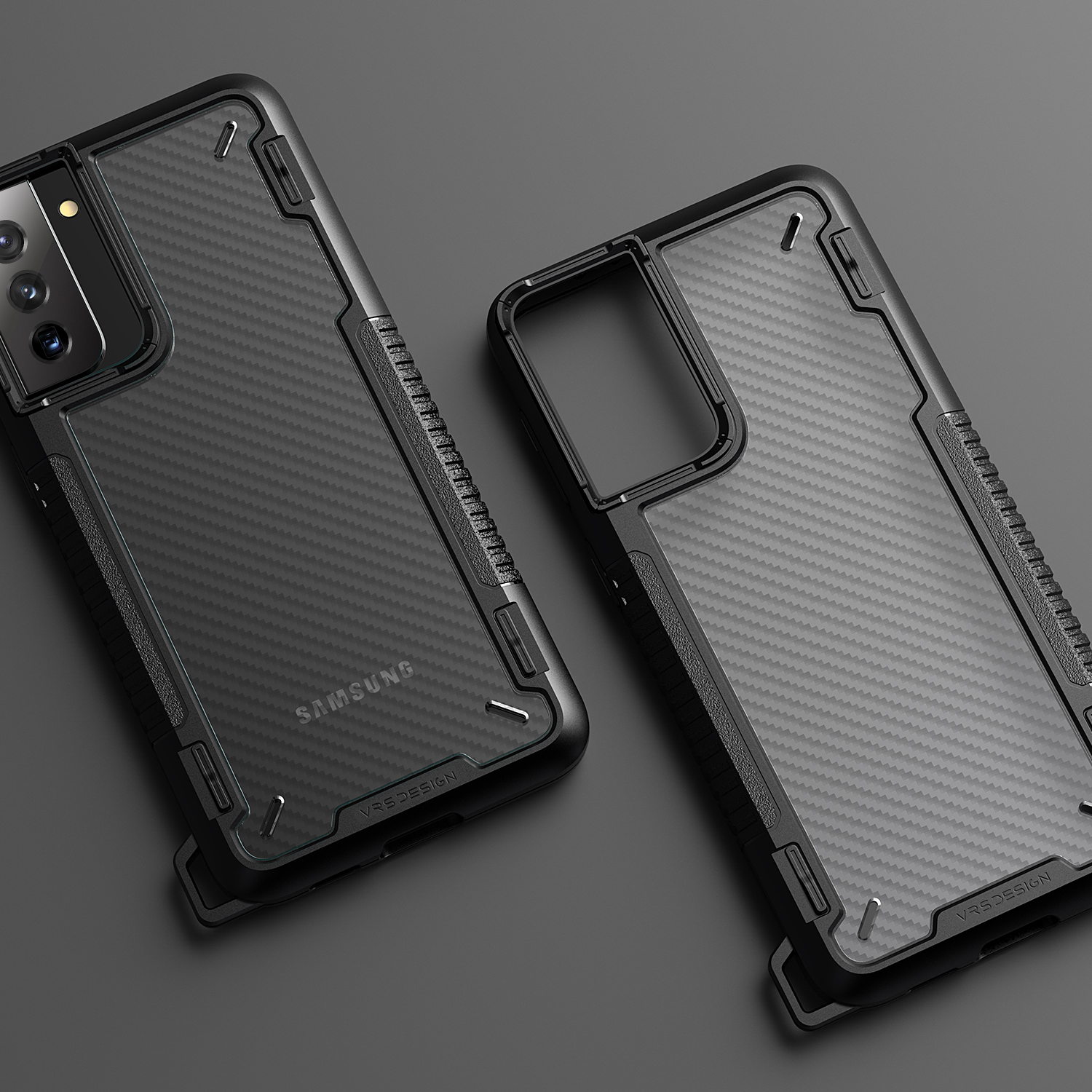 VRS Crystal Mix Pro Galaxy S21 Plus Black Carbon